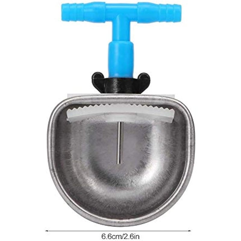 5 Pcs Farm Tool, Stainless Steel Automatic Rabbit Drinker Nipple Drinking Bowl Waterer Farm Accessory for Rabbit,S (6.6x6x3 cm/2.6x2.4x1.2 in) - Image 2